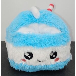 Squishables Blue Milk Carton 5" Plush Comfort Food Stuffed Toy Soft Fluffy